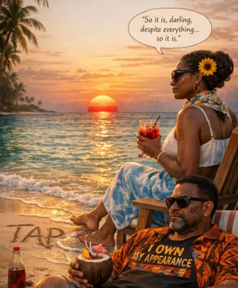 TAP Whispering Palm Sunset